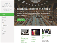 Tablet Screenshot of essentialmotherearth.com
